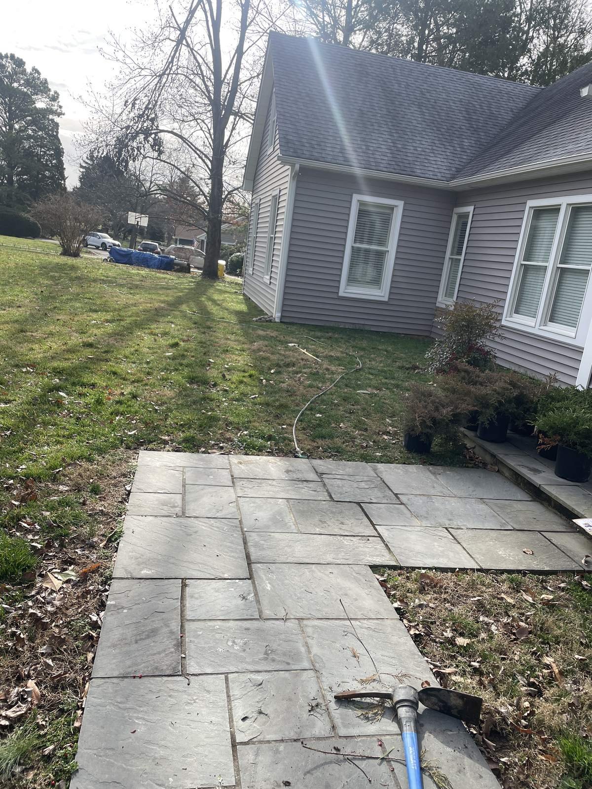 Before: Foundation Garden Bed Install